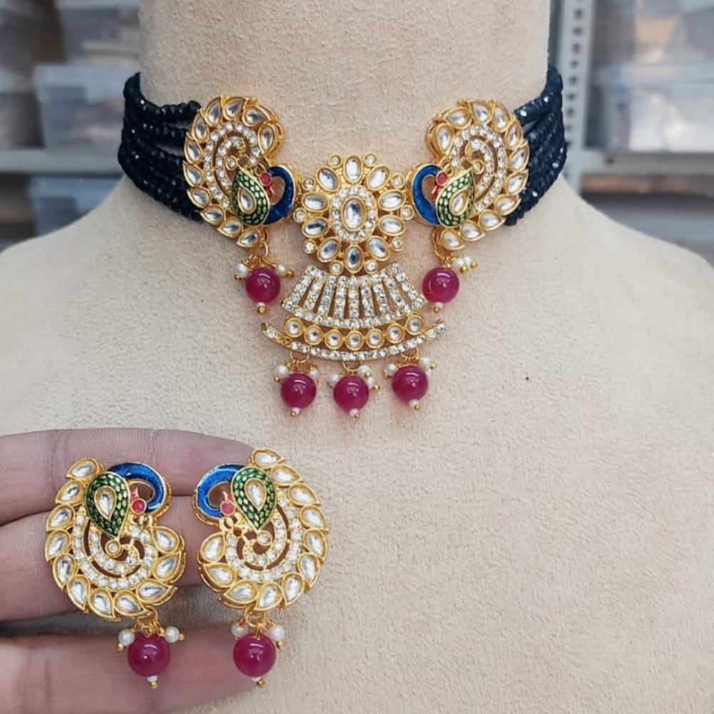 Peacock Choker set